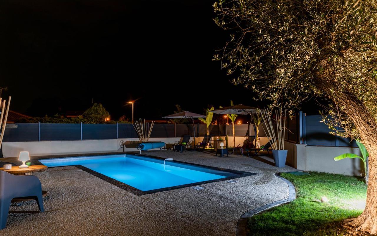 Villa Des Oliviers Sublime Villa Avec Piscine Chauffee Et Privee Et Baby Foot Bon-Encontre 外观 照片