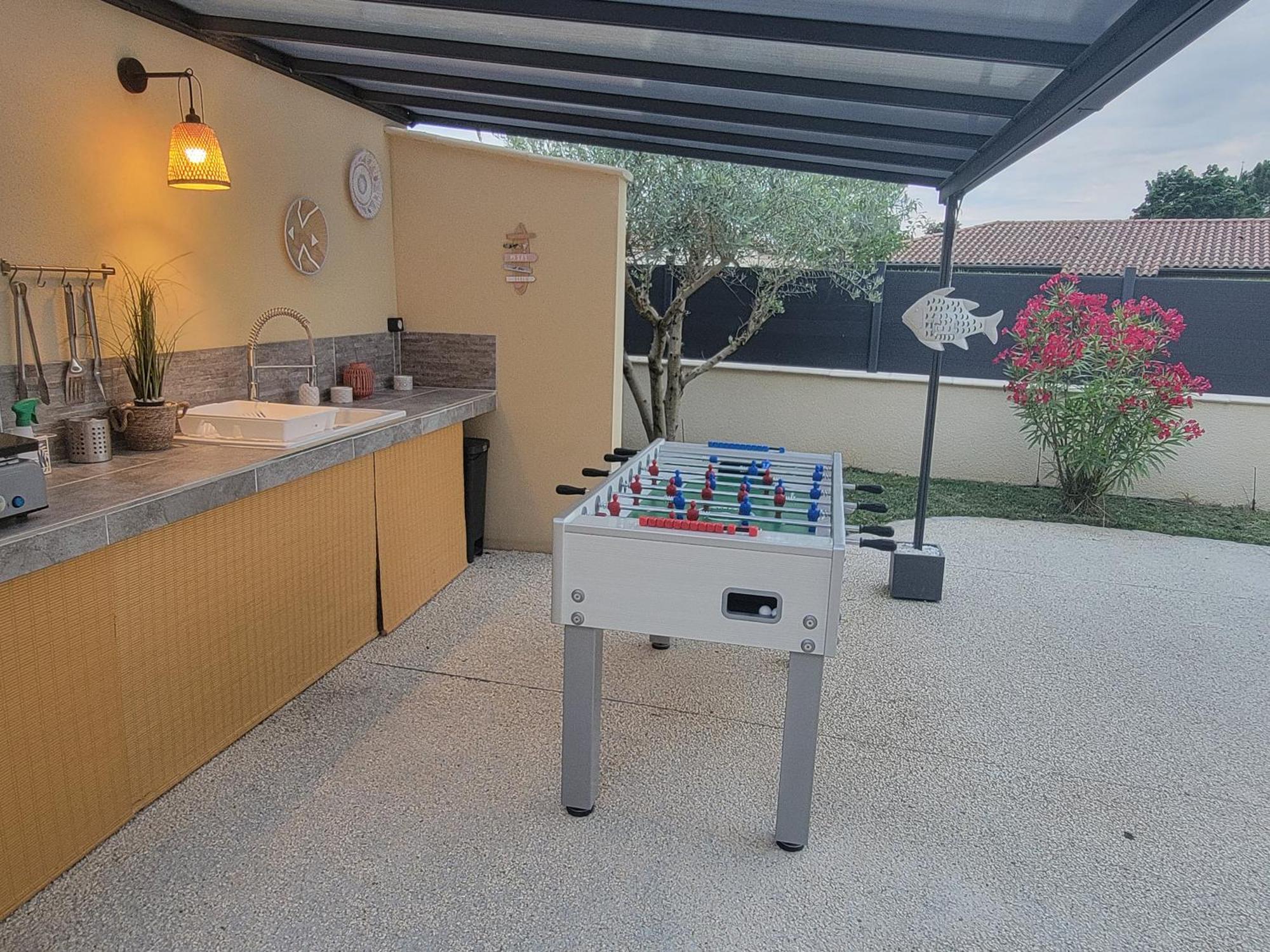 Villa Des Oliviers Sublime Villa Avec Piscine Chauffee Et Privee Et Baby Foot Bon-Encontre 外观 照片